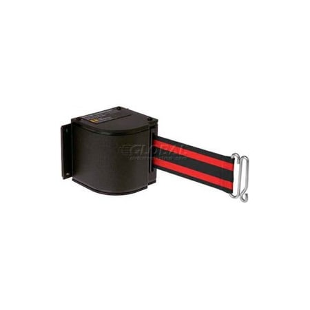 Lavi Industries Lavi Industries Warehouse Retractable Belt Barrier, Adjustable Mount, Black Case W/18' Blk/Red Belt 50-3016U/WB/18/BR
